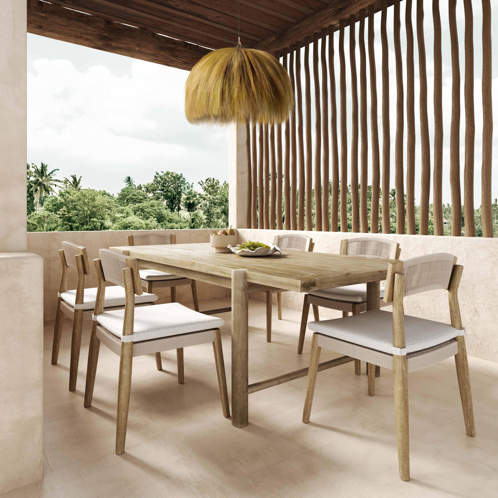 SwayLiving Gata Cream Outdoor Dining Chair - Set of 2 OUTDOOR DINING CHAIRS