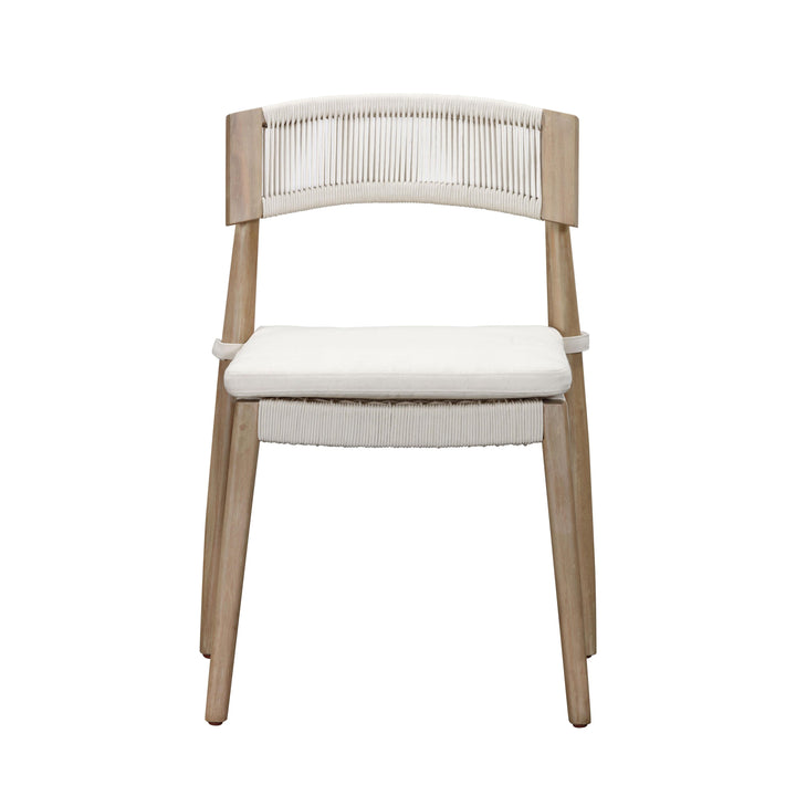 SwayLiving Gata Cream Outdoor Dining Chair - Set of 2 OUTDOOR DINING CHAIRS