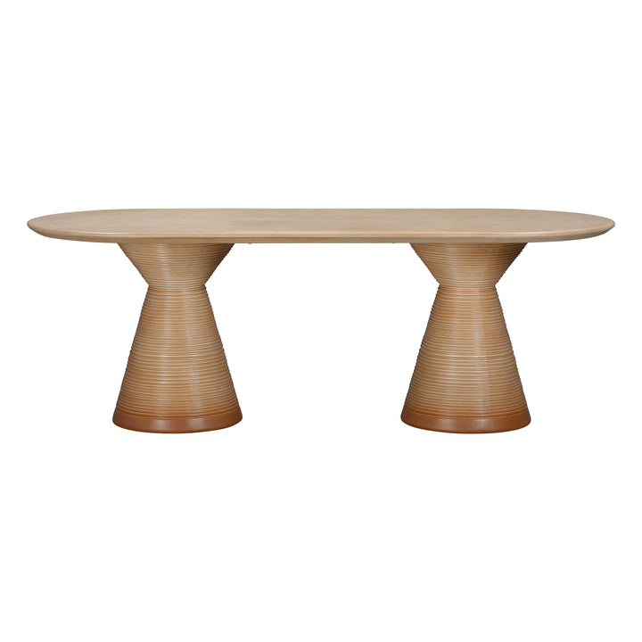 SwayLiving Fassa Terracotta Oval Indoor / Outdoor Dining Table OUTDOOR DINING TABLES