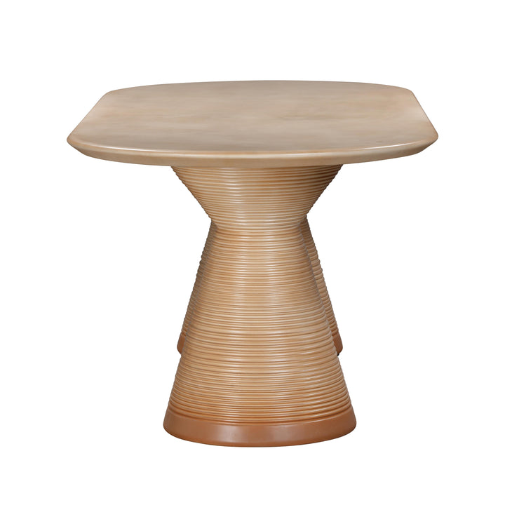 SwayLiving Fassa Terracotta Oval Indoor / Outdoor Dining Table OUTDOOR DINING TABLES