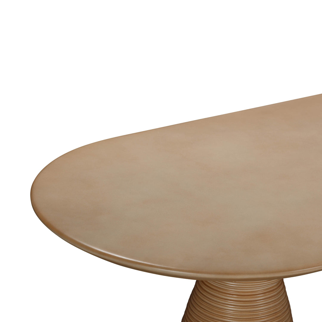 SwayLiving Fassa Terracotta Oval Indoor / Outdoor Dining Table OUTDOOR DINING TABLES