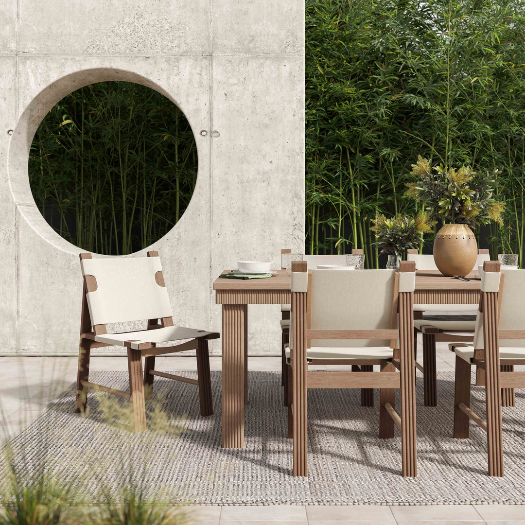 SwayLiving Cassie Cream Outdoor Dining Chair - Set of 2 OUTDOOR DINING CHAIRS