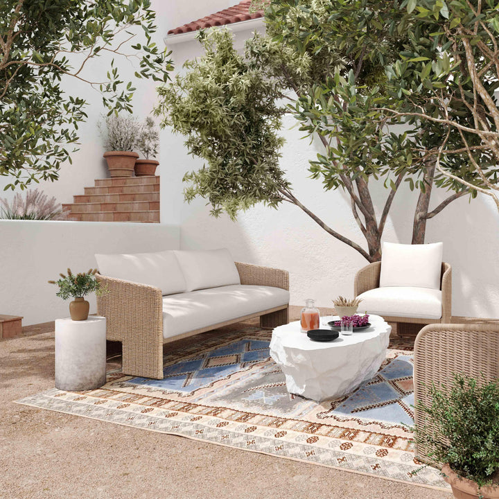 SwayLiving Alexa Cream Outdoor Armchair OUTDOOR CHAISE LOUNGES