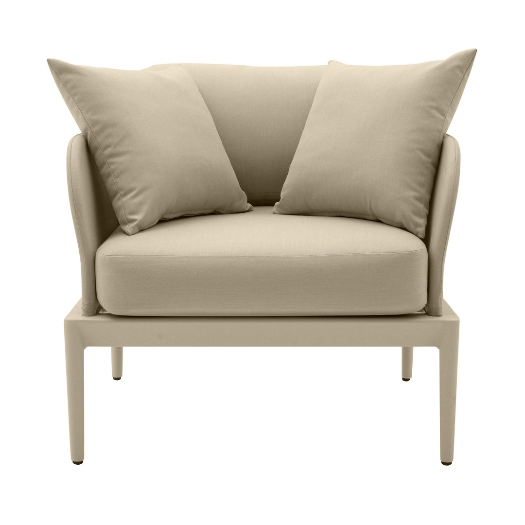 SwayLiving Kapri Taupe Outdoor Armchair OUTDOOR CHAISE LOUNGES
