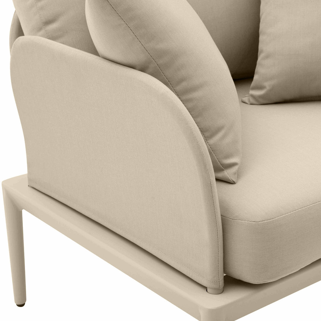 SwayLiving Kapri Taupe Outdoor Armchair OUTDOOR CHAISE LOUNGES