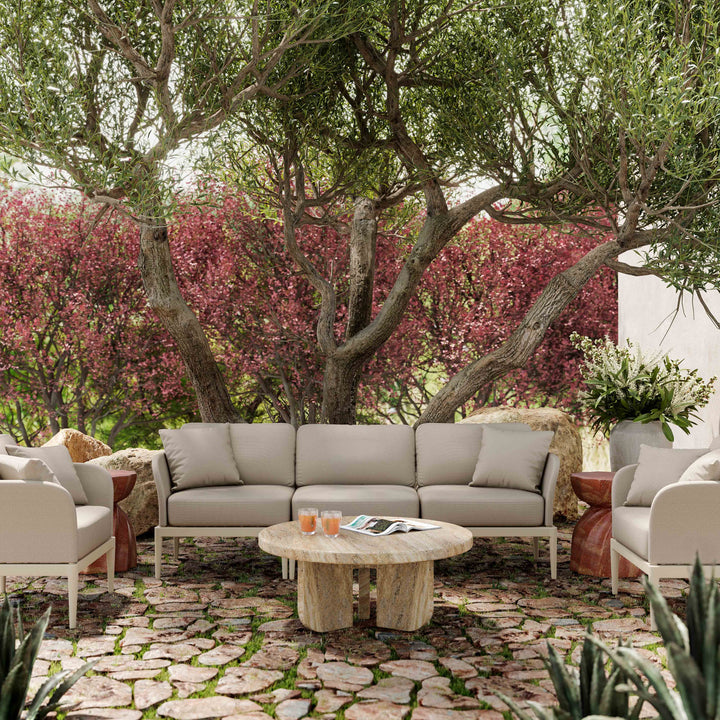 SwayLiving Kapri Taupe Outdoor Armchair OUTDOOR CHAISE LOUNGES