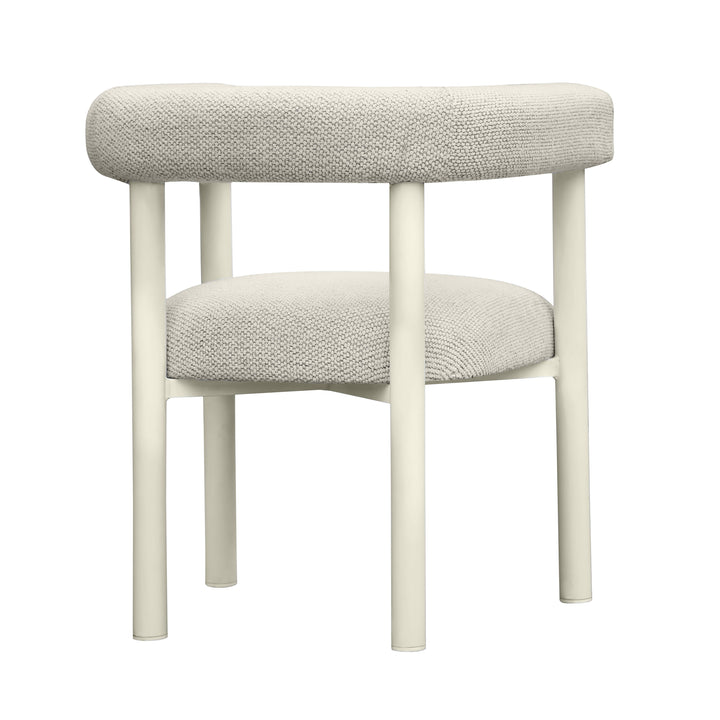 SwayLiving Jackie Cream Outdoor Textured Dining Chair - Set of 2 OUTDOOR DINING CHAIRS