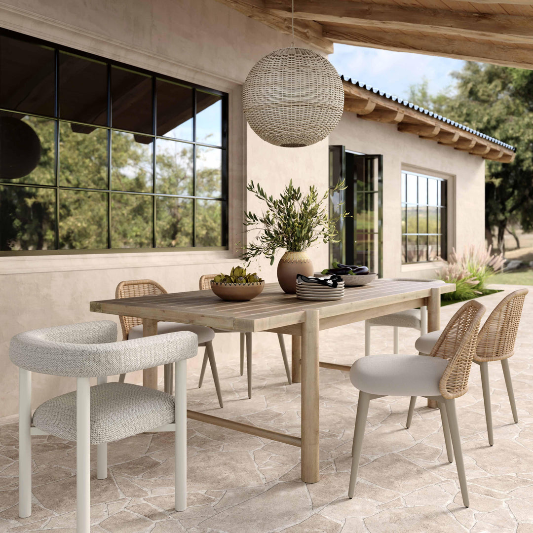 SwayLiving Alexa Cream Outdoor Dining Chair - Set of 2 OUTDOOR DINING CHAIRS