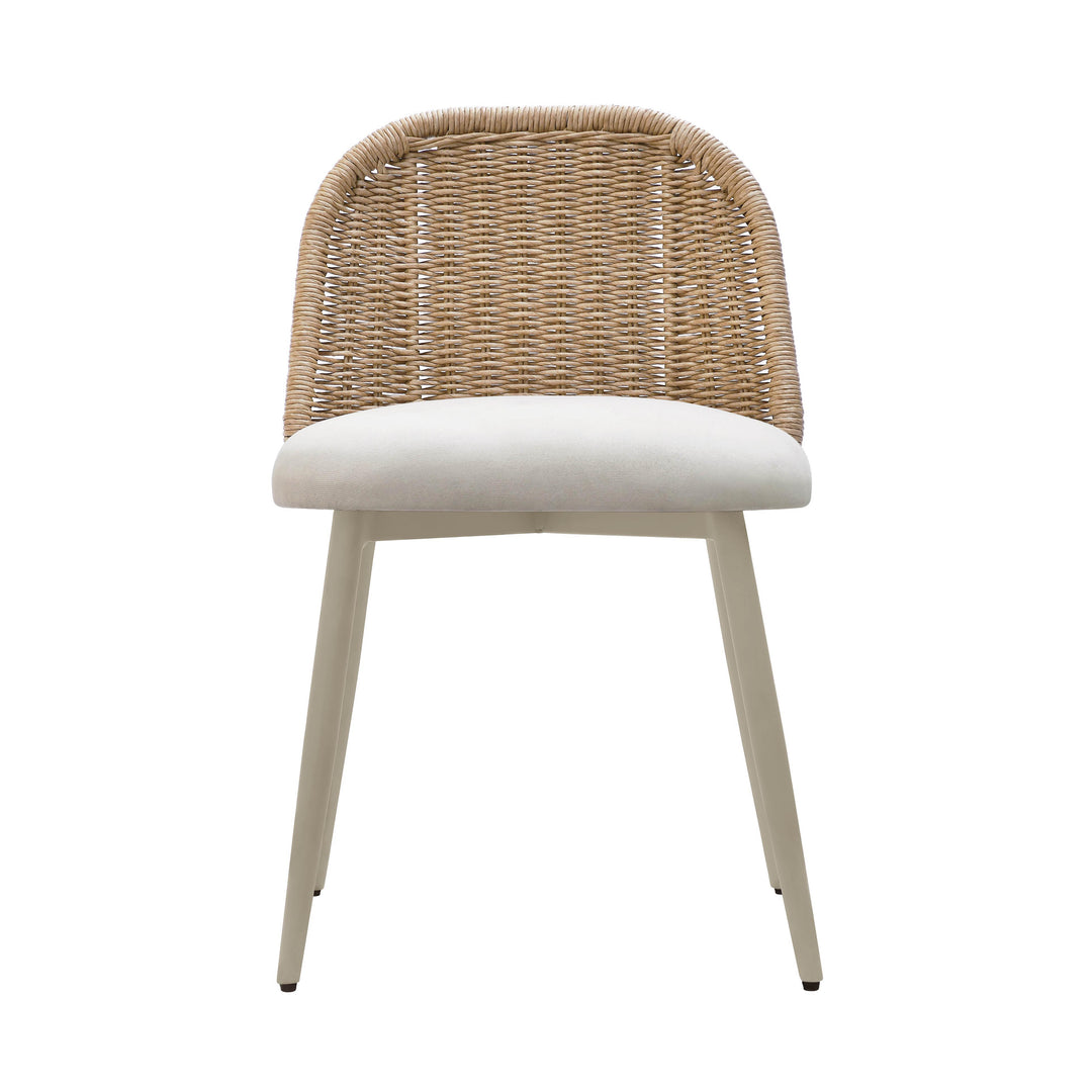 SwayLiving Alexa Cream Outdoor Dining Chair - Set of 2 OUTDOOR DINING CHAIRS