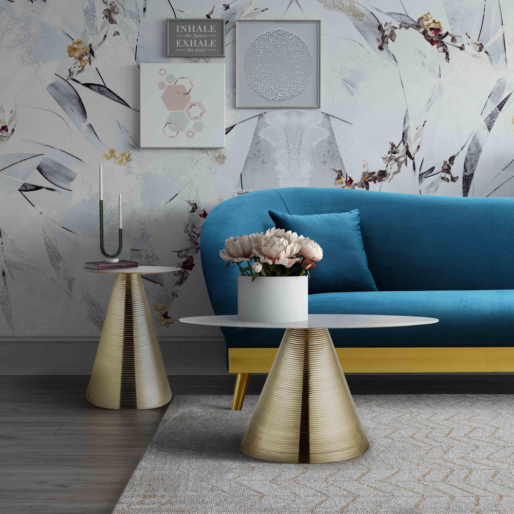 SwayLiving Tempo Marble Coffee Table COFFEE TABLES