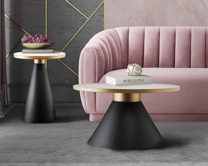SwayLiving Richard Marble Coffee Table COFFEE TABLES