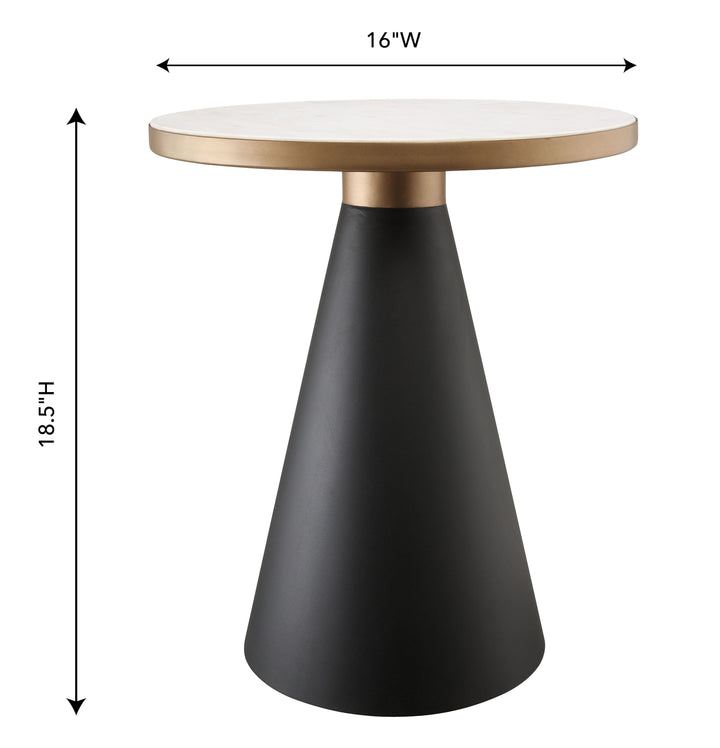 SwayLiving Richard Marble Side Table ACCENT TABLES