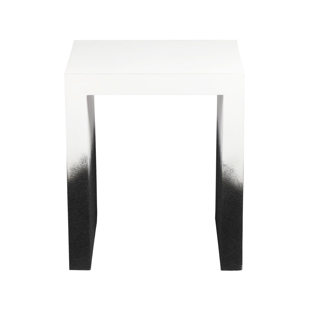 SwayLiving Matra Black and White End Table ACCENT TABLES