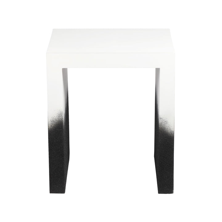 SwayLiving Matra Black and White End Table ACCENT TABLES
