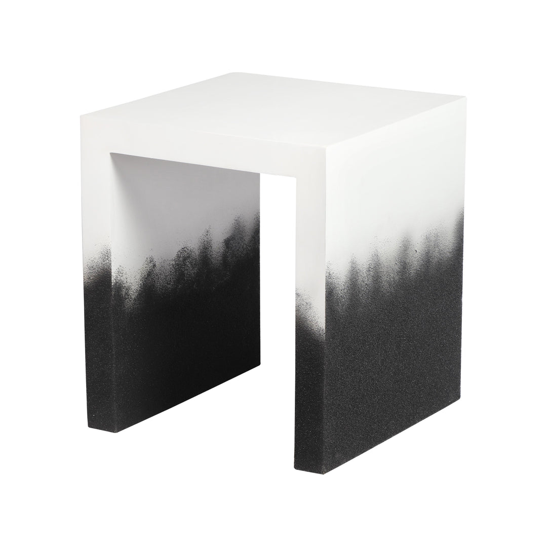 SwayLiving Matra Black and White End Table ACCENT TABLES