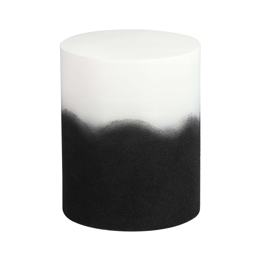 SwayLiving Matra Black and White Side Table ACCENT TABLES