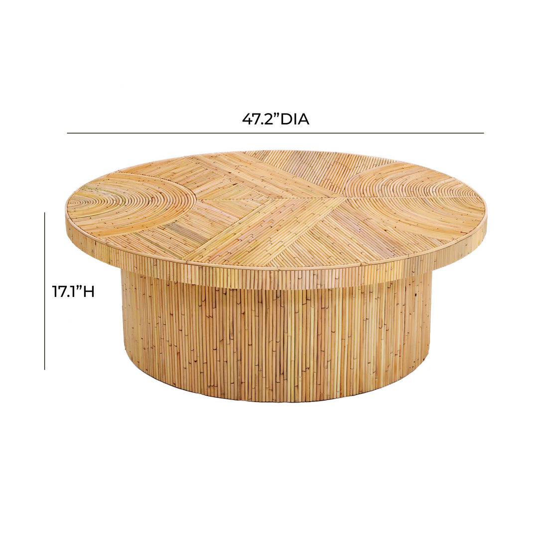 SwayLiving Acadia Rattan Coffee Table COFFEE TABLES