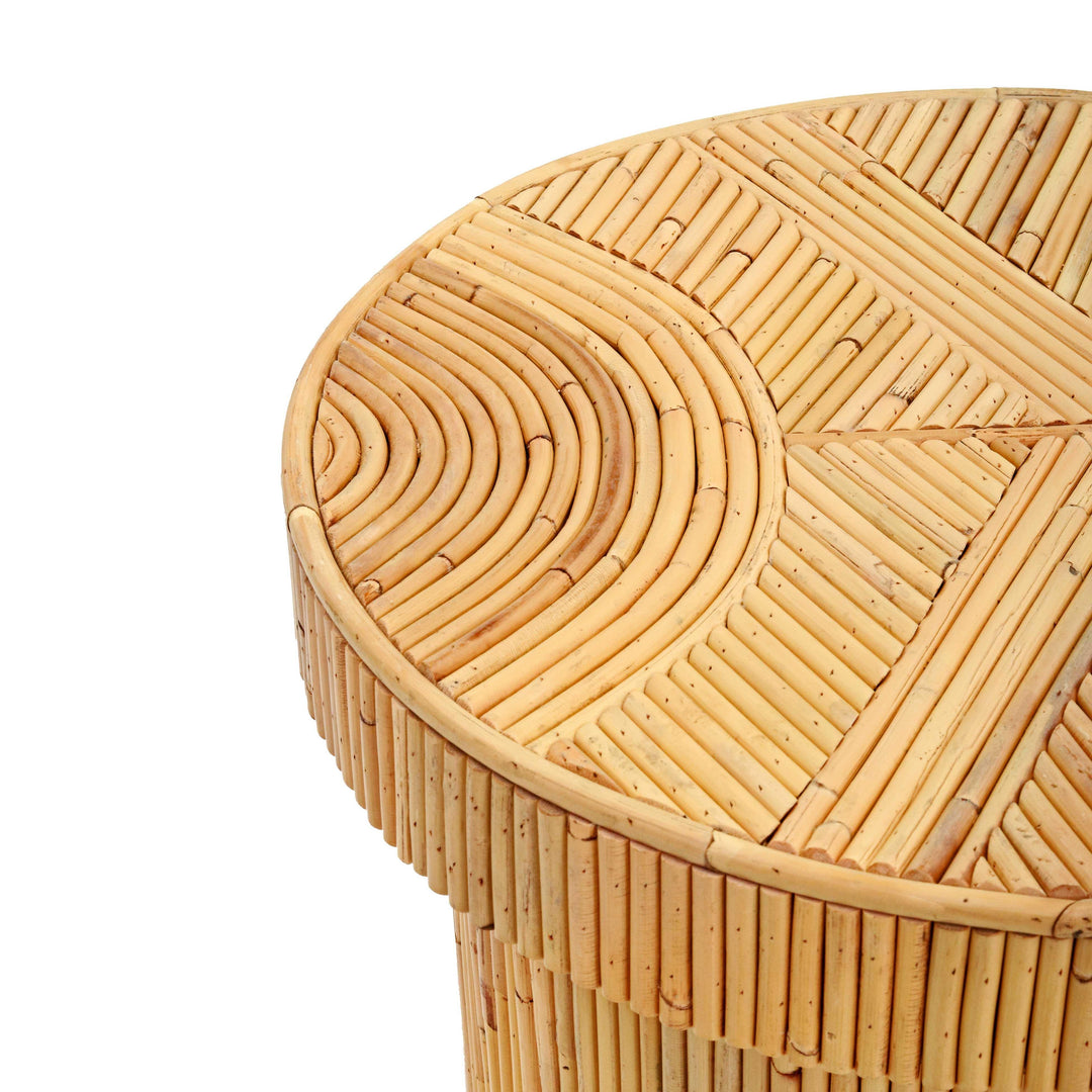 SwayLiving Acadia Rattan Side Table ACCENT TABLES