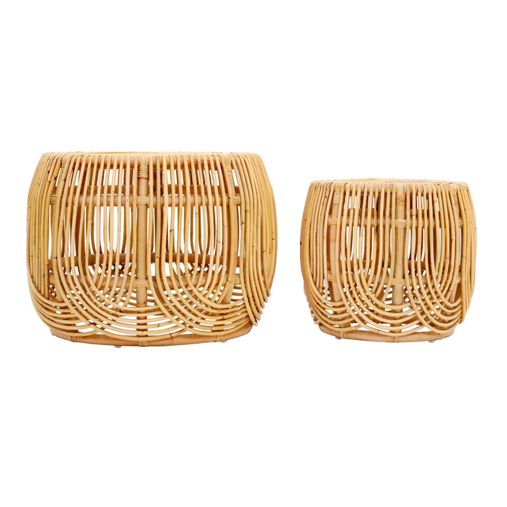 SwayLiving Azrina Rattan Nesting Tables COFFEE TABLES