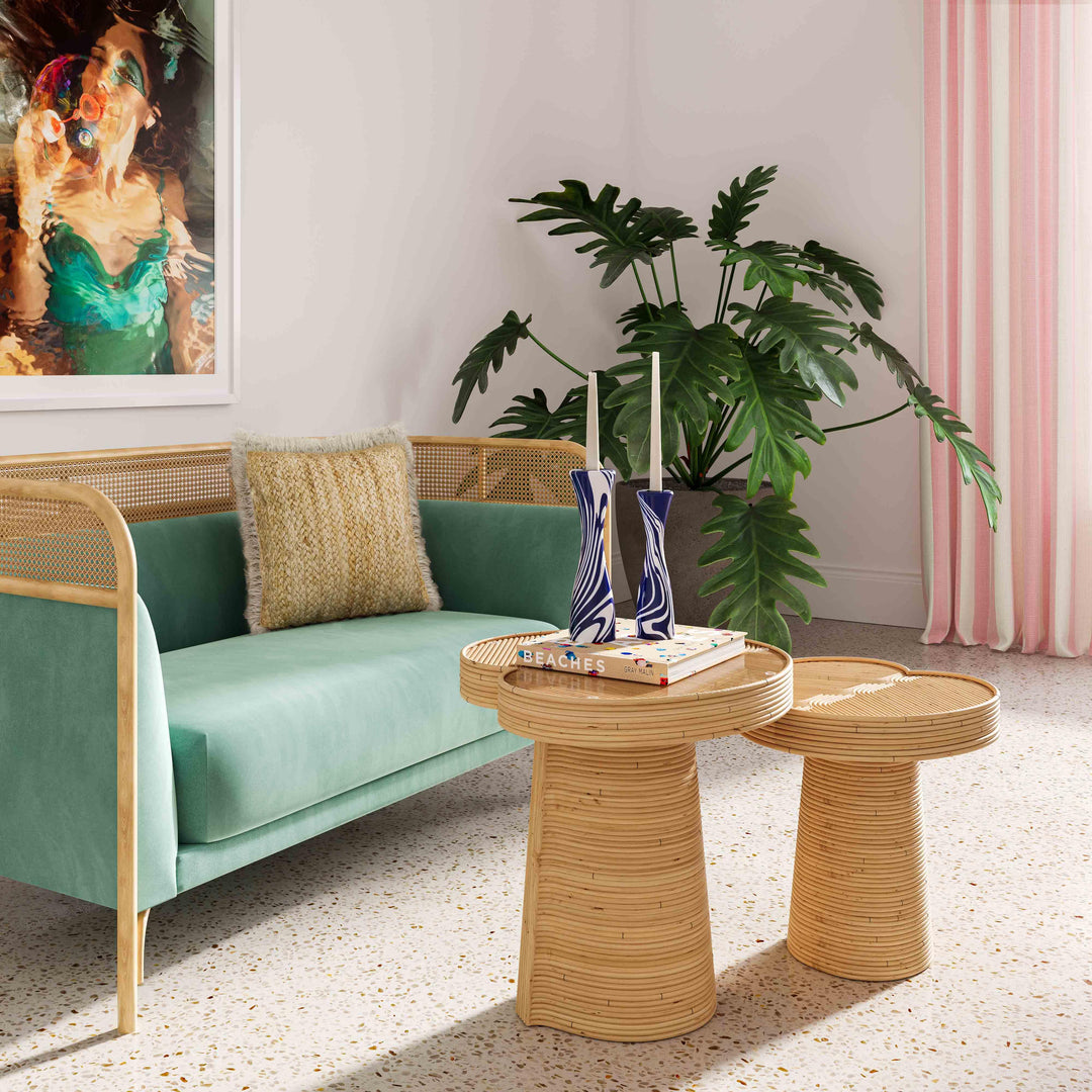 SwayLiving Felicia Short Lilypad Side Table ACCENT TABLES
