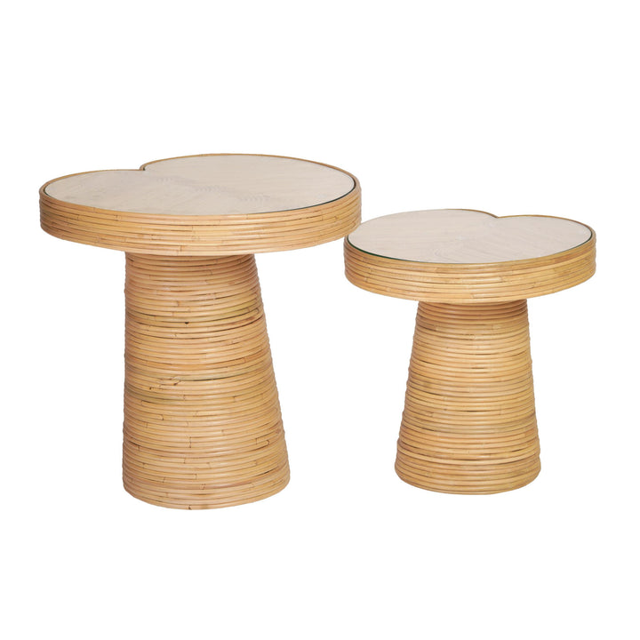 SwayLiving Felicia Short Lilypad Side Table ACCENT TABLES