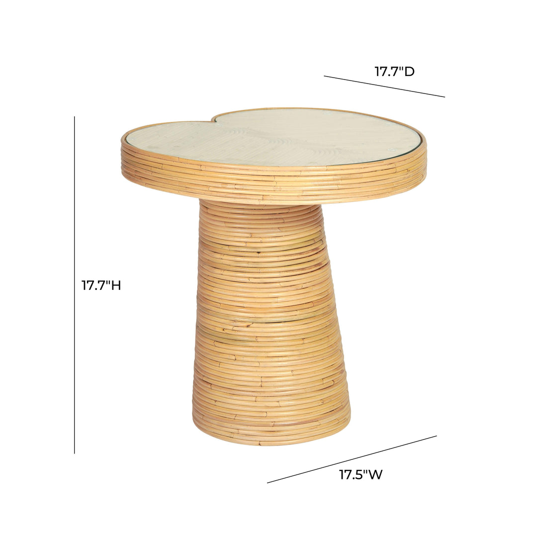 SwayLiving Felicia Short Lilypad Side Table ACCENT TABLES