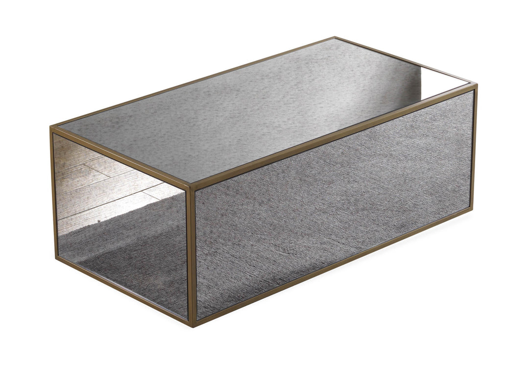 SwayLiving Lana Mirrored Coffee Table COFFEE TABLES