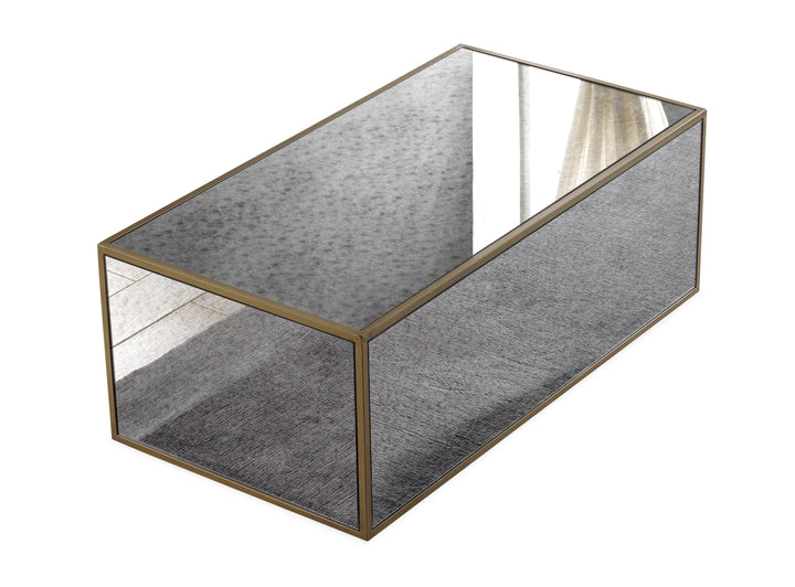 SwayLiving Lana Mirrored Coffee Table COFFEE TABLES