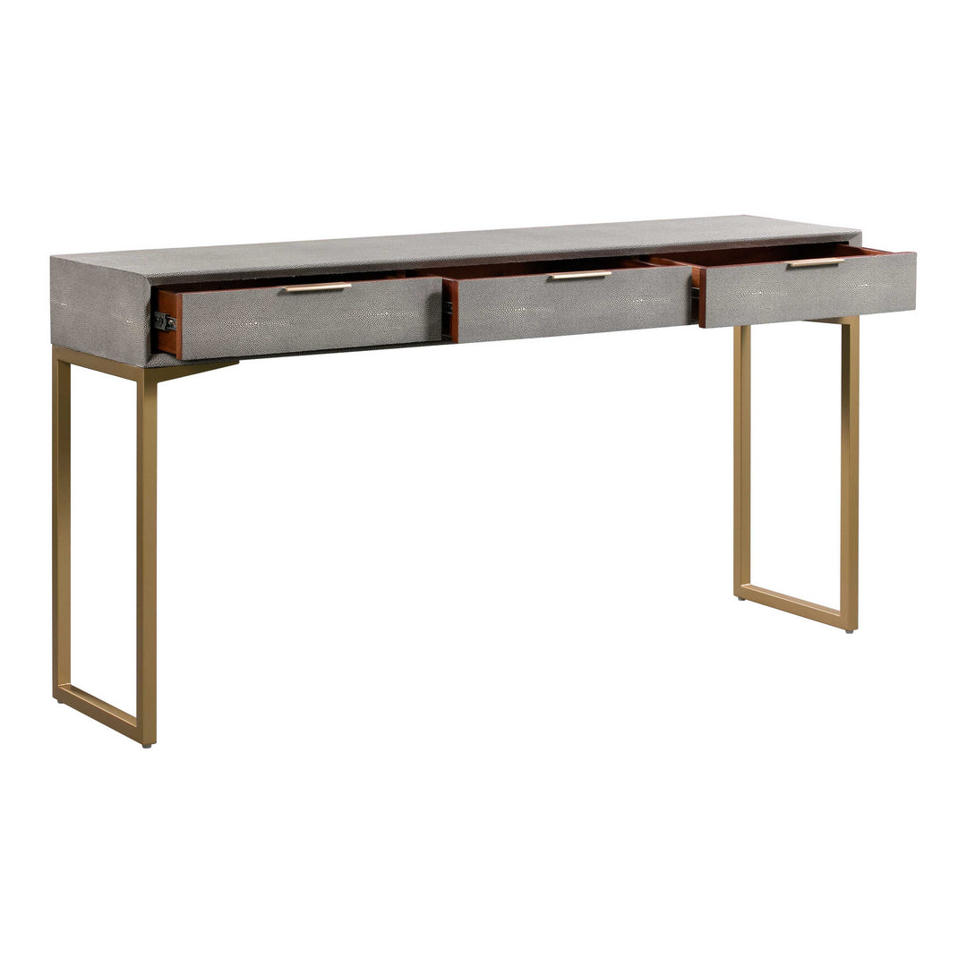 SwayLiving Pesce Shagreen Console Table CONSOLE TABLES