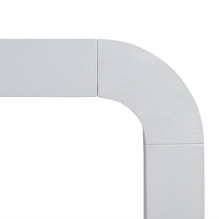 SwayLiving Hump White Console Table CONSOLE TABLES