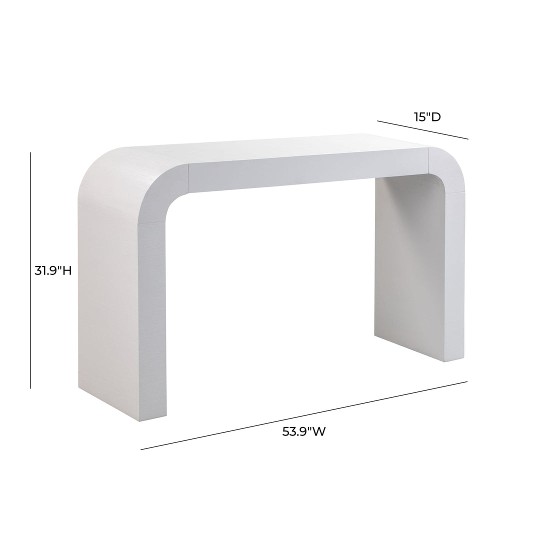 SwayLiving Hump White Console Table CONSOLE TABLES