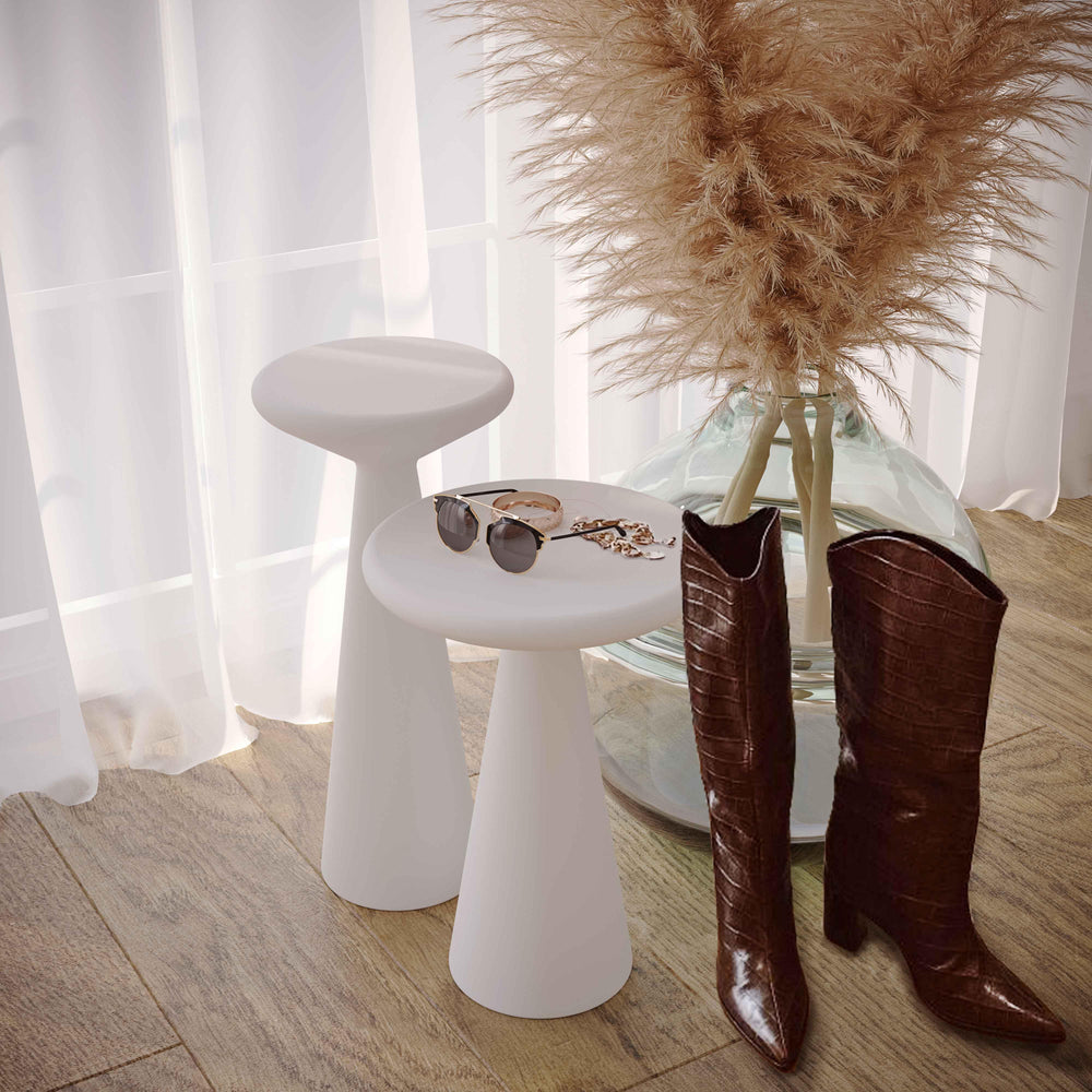 SwayLiving Gianna Concrete Accent Tables - Set of 2 ACCENT TABLES