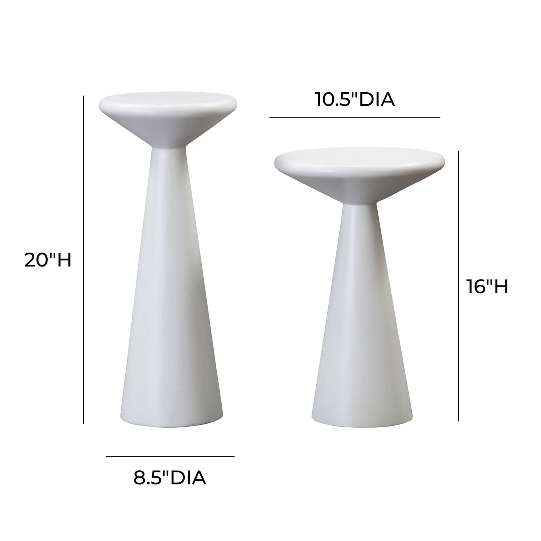 SwayLiving Gianna Concrete Accent Tables - Set of 2 ACCENT TABLES