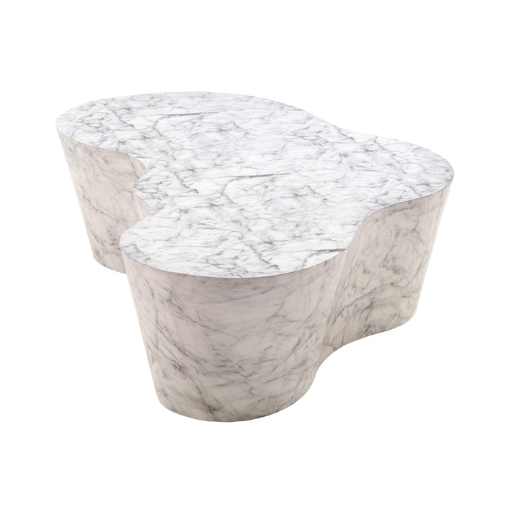 SwayLiving Slab Marble Coffee Table OUTDOOR COFFEE TABLES
