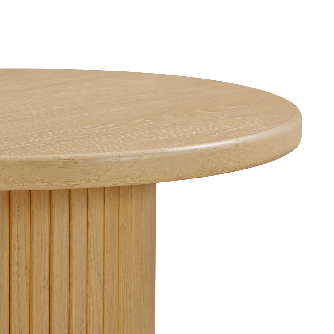 SwayLiving Chelsea Natural Oak Wood Entry Table CONSOLE TABLES
