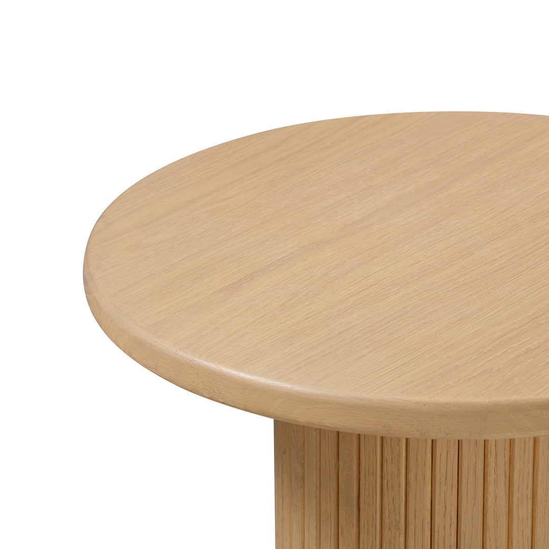 SwayLiving Chelsea Natural Oak Wood Entry Table CONSOLE TABLES