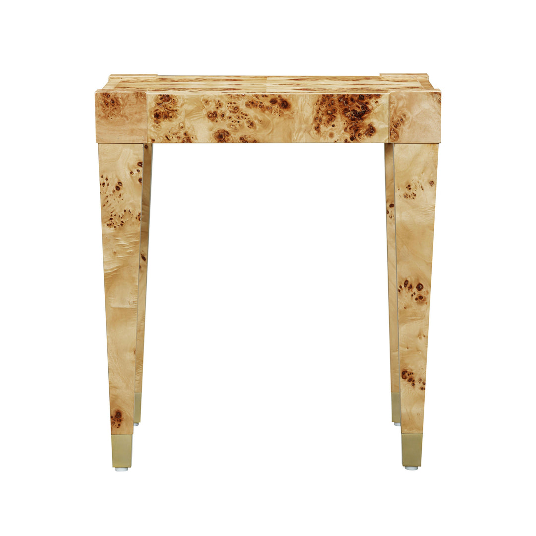 SwayLiving Brandyss Natural Burl End Table ACCENT TABLES