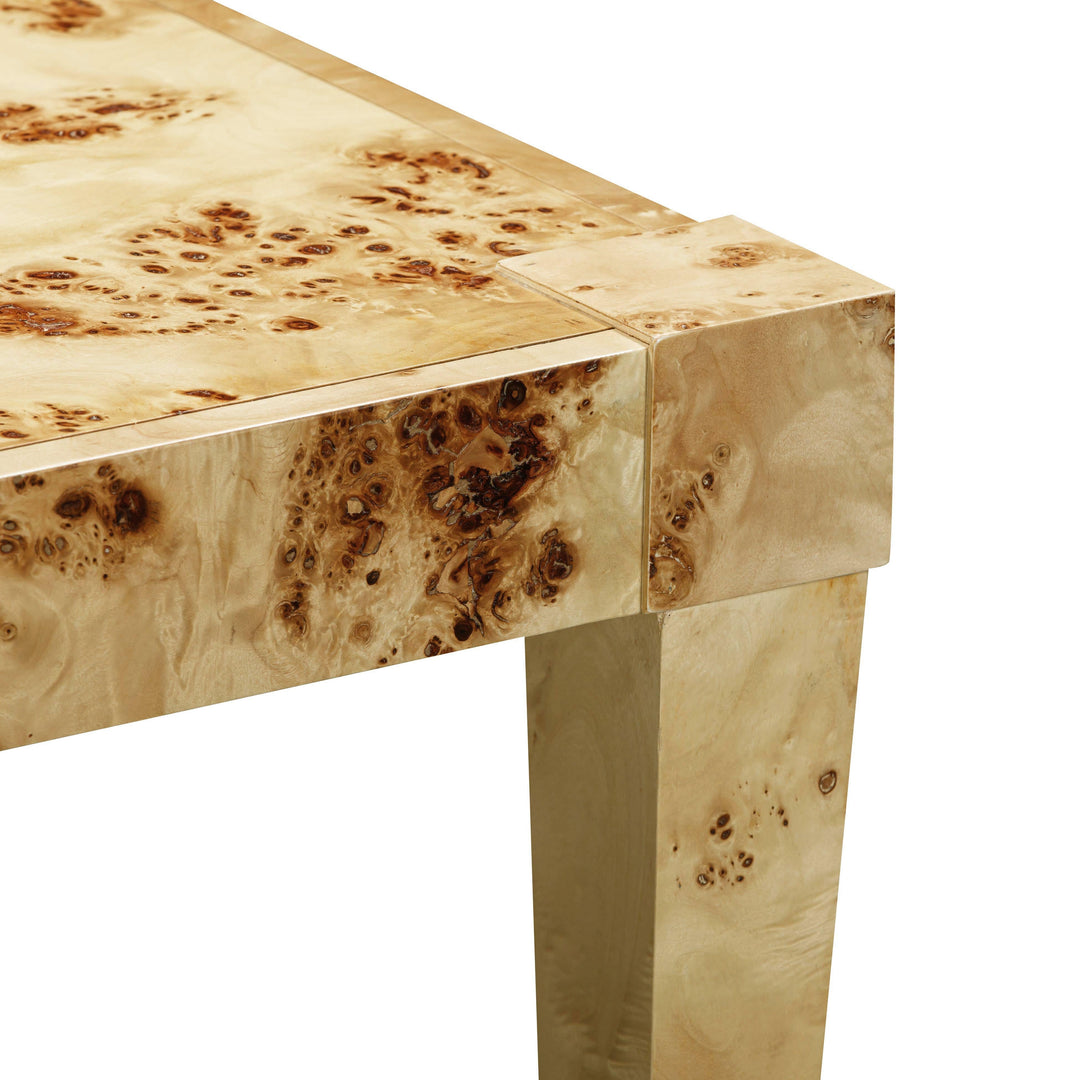 SwayLiving Brandyss Natural Burl End Table ACCENT TABLES