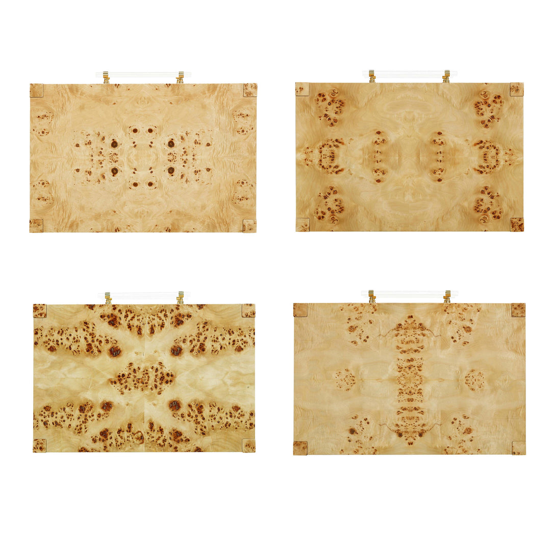 SwayLiving Brandyss Natural Burl End Table ACCENT TABLES