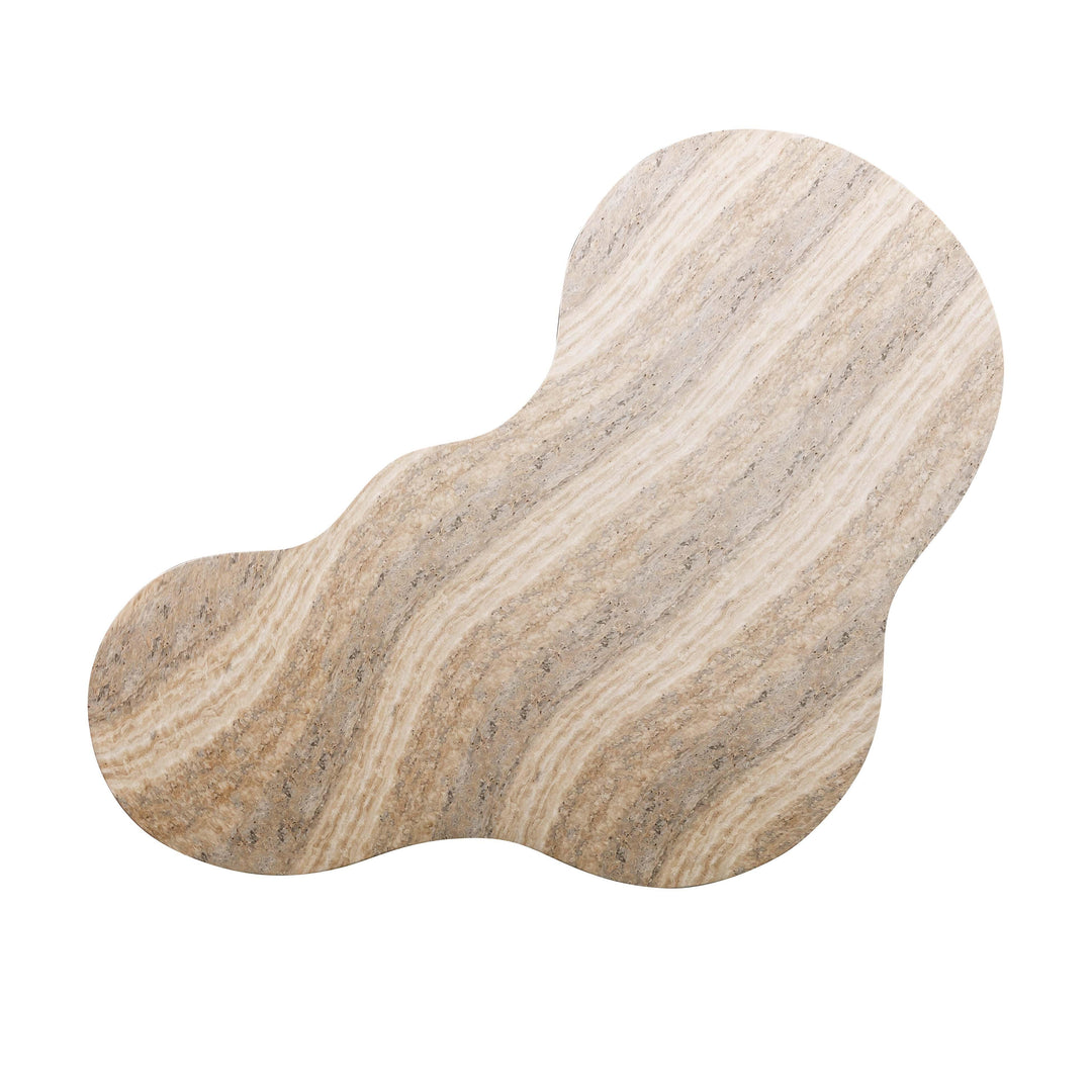 SwayLiving Slab Faux Travertine Coffee Table OUTDOOR COFFEE TABLES