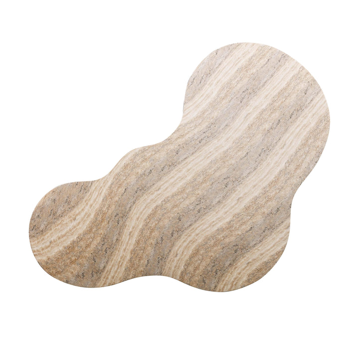 SwayLiving Slab Faux Travertine Coffee Table OUTDOOR COFFEE TABLES