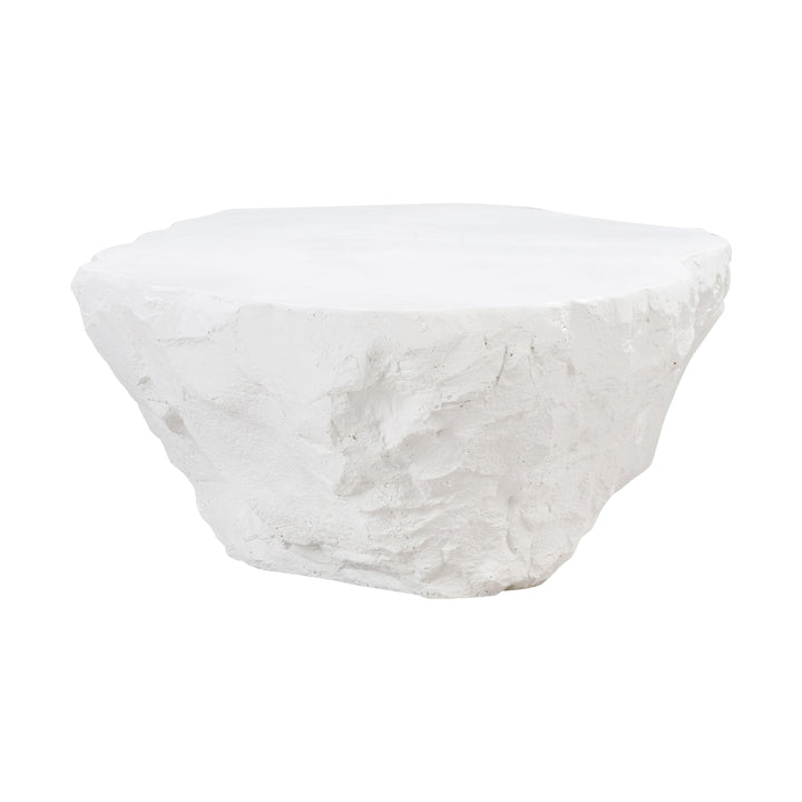 SwayLiving Crag White Concrete Coffee Table OUTDOOR COFFEE TABLES