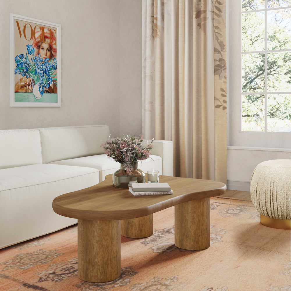 SwayLiving Gotham Cognac Coffee Table COFFEE TABLES