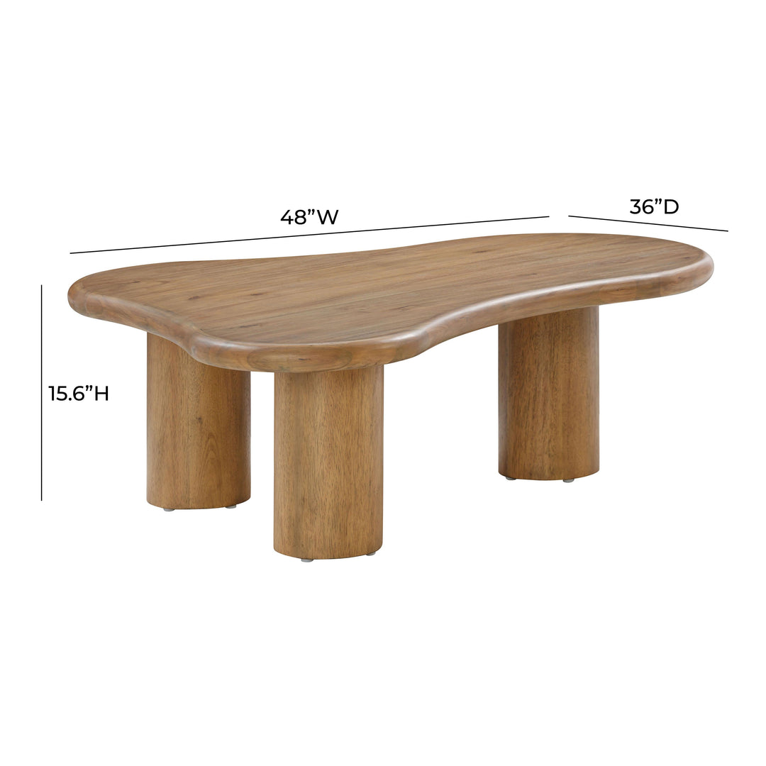 SwayLiving Gotham Cognac Coffee Table COFFEE TABLES