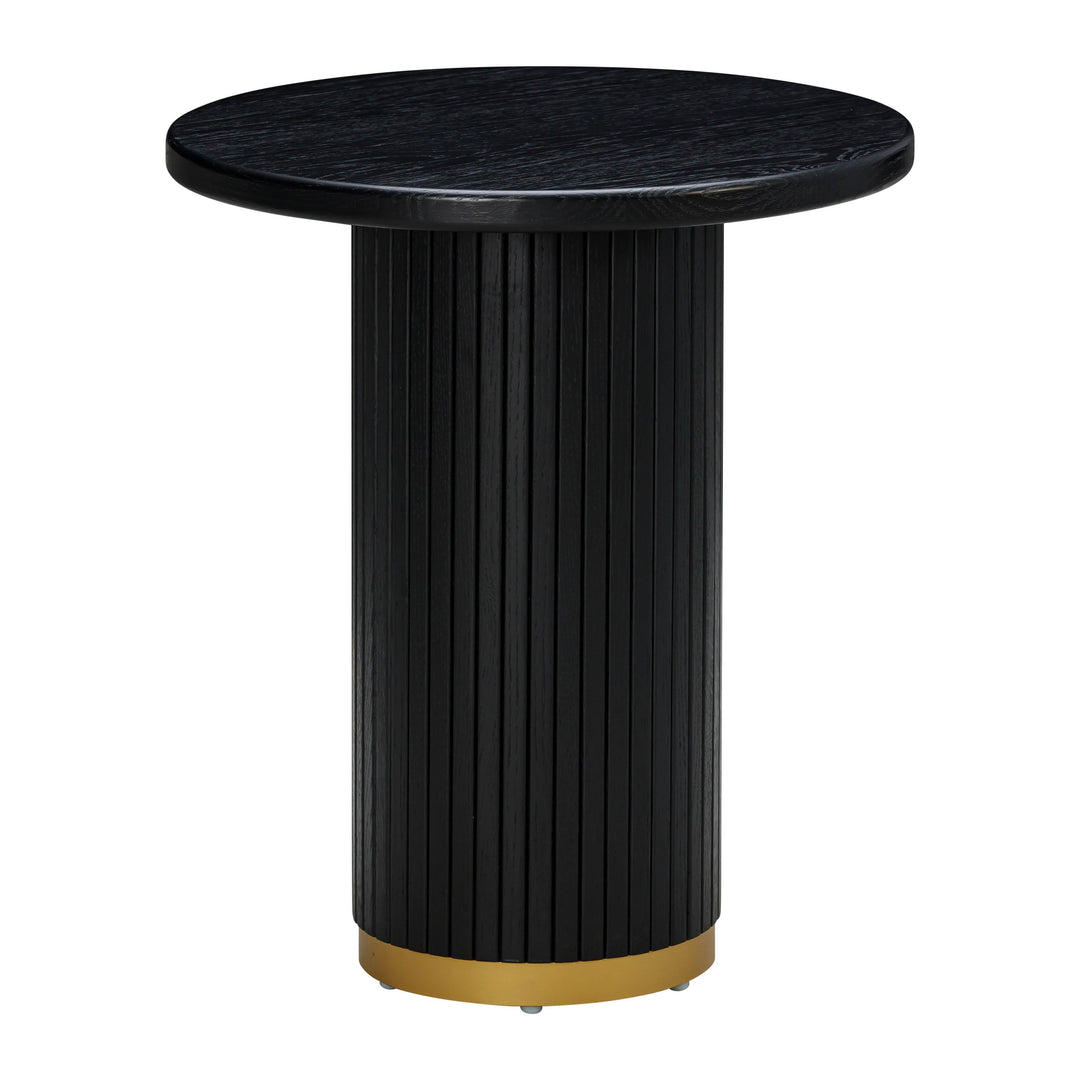 SwayLiving Chelsea Black Oak Entry Table CONSOLE TABLES