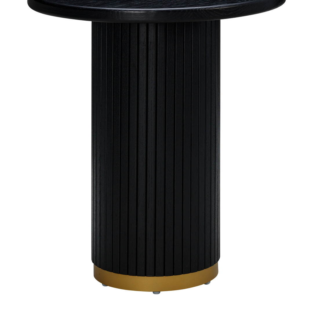 SwayLiving Chelsea Black Oak Entry Table CONSOLE TABLES