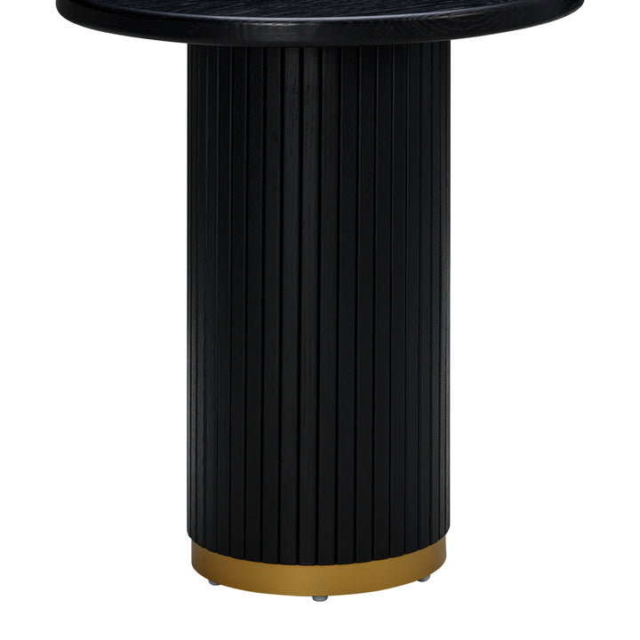 SwayLiving Chelsea Black Oak Entry Table CONSOLE TABLES
