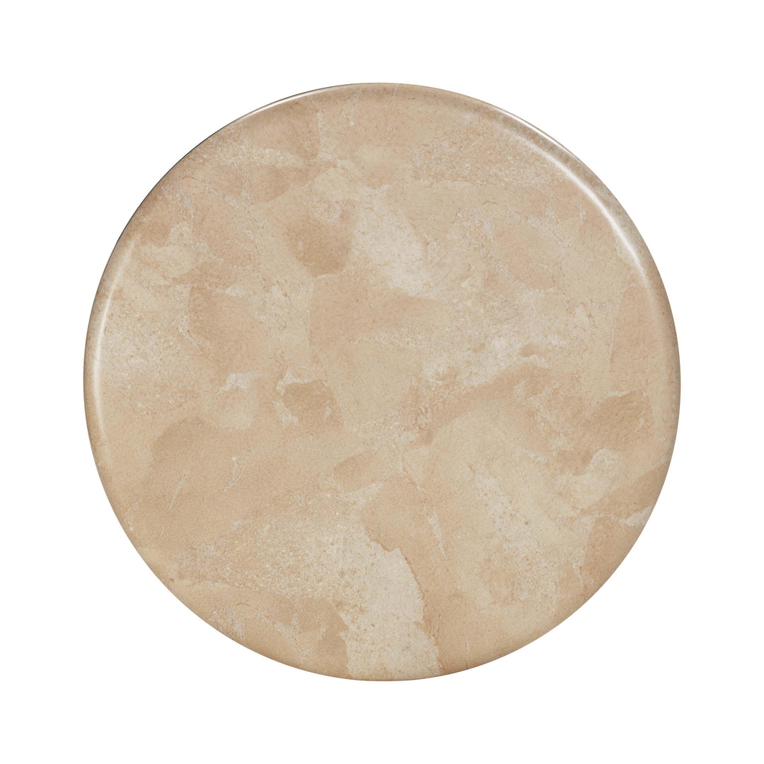 SwayLiving Mire Rose Faux Marble Side Table ACCENT TABLES