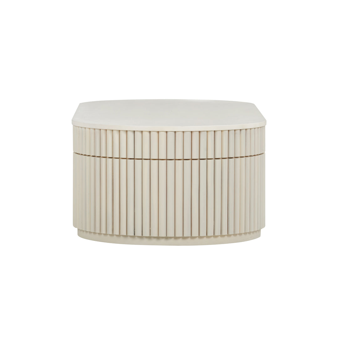 SwayLiving Bella Cream Oval Coffee Table COFFEE TABLES