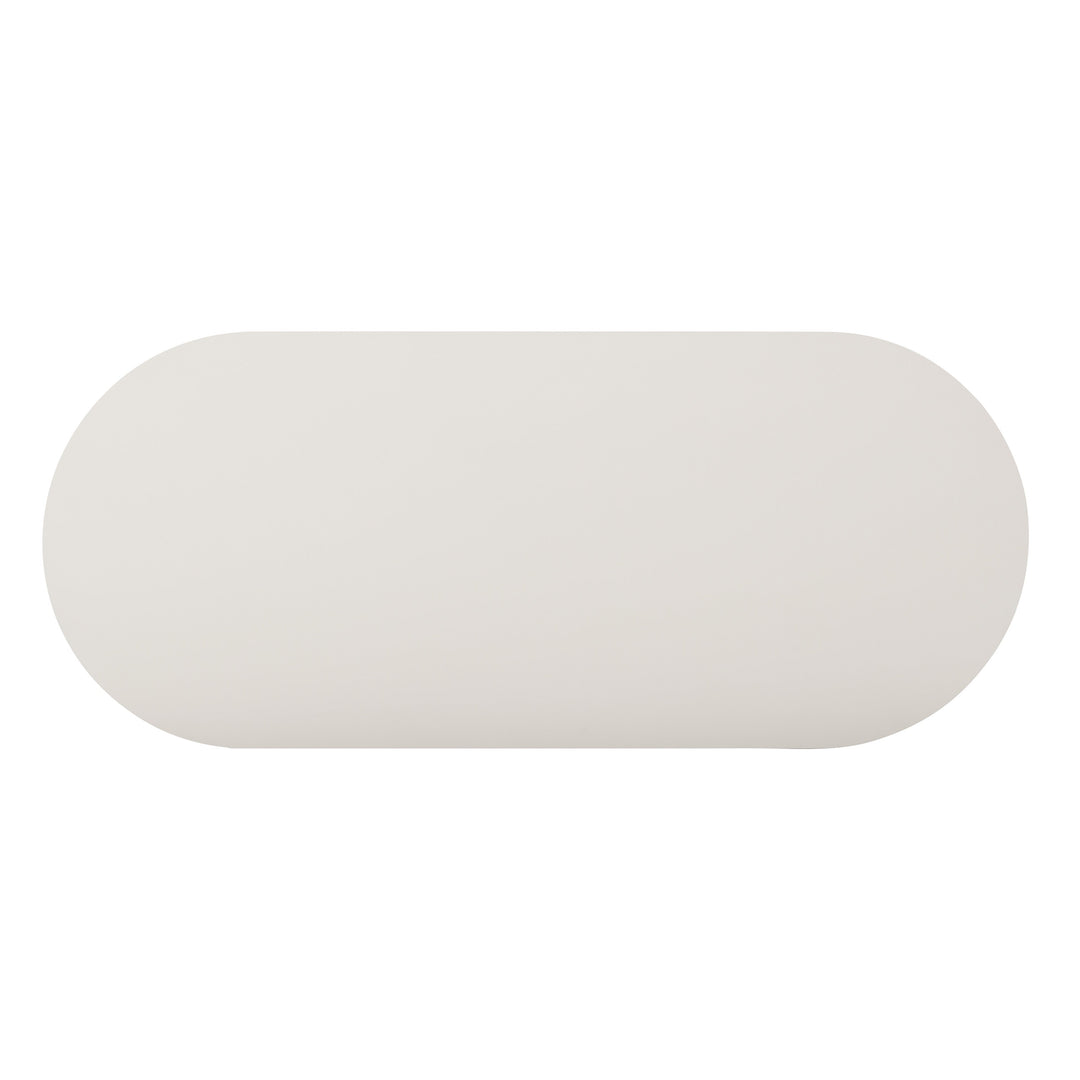 SwayLiving Bella Cream Oval Coffee Table COFFEE TABLES